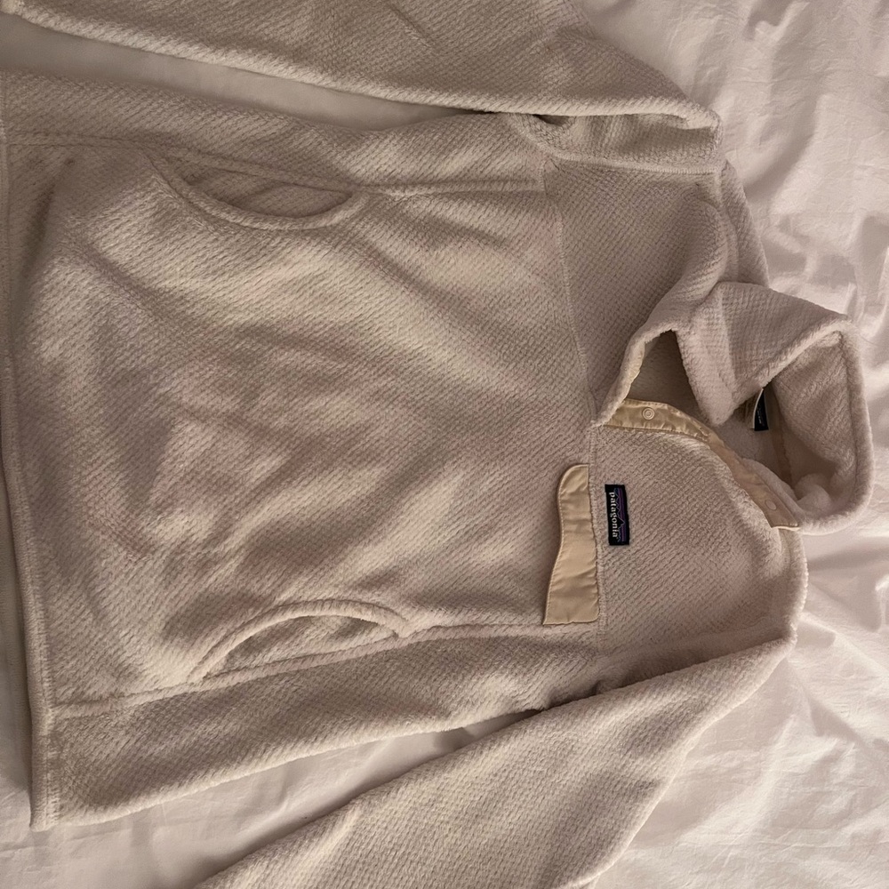 Patagonia Cream Fleece Jacket